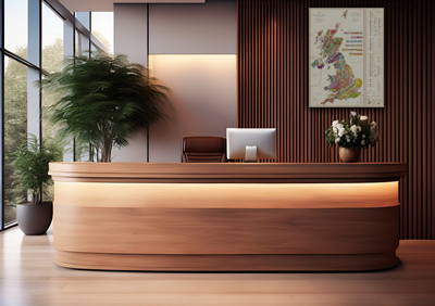 Mounted Maps 6, Published and printed small scale maps (example shown Nottingham), Size 75 cm x 89 cm, £235 + VAT